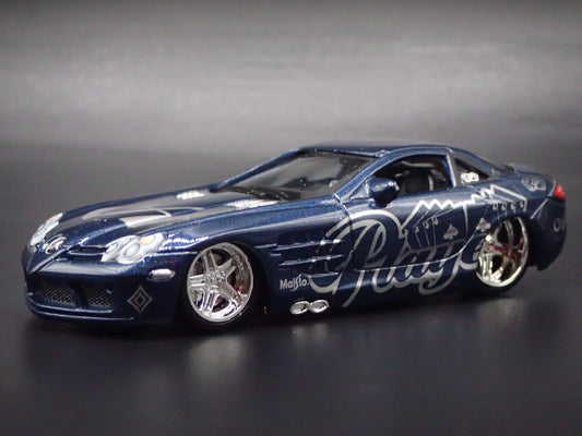 2003-2010 MERCEDES-BENZ SLR MCLAREN RARE 1:64 SCALE DIORAMA DIECAST MODEL CAR