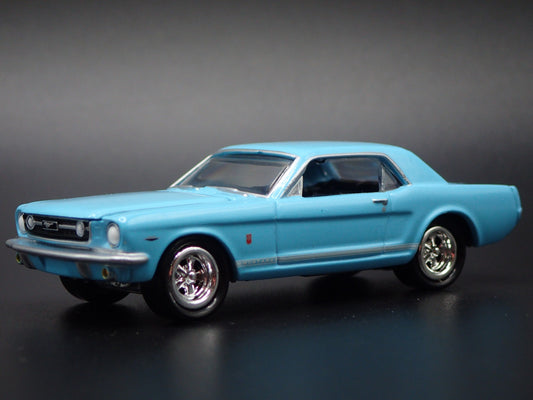1965 65 FORD MUSTANG COUPE RARE 1:64 SCALE COLLECTIBLE DIORAMA DIECAST MODEL CAR