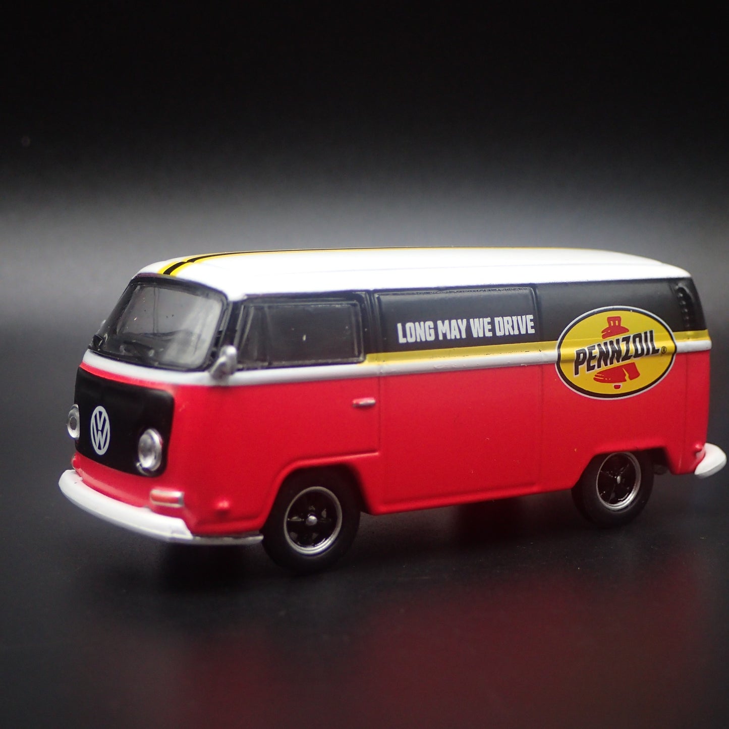 1967-1979 VW VOLKSWAGEN TYPE 2 T2 PANEL VAN PENNZOIL 1/64 SCALE DIECAST MODEL