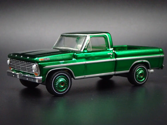 1967 67 FORD F100 SHORTBED PICKUP TRUCK W HITCH 1:64 SCALE DIECAST MODEL CAR