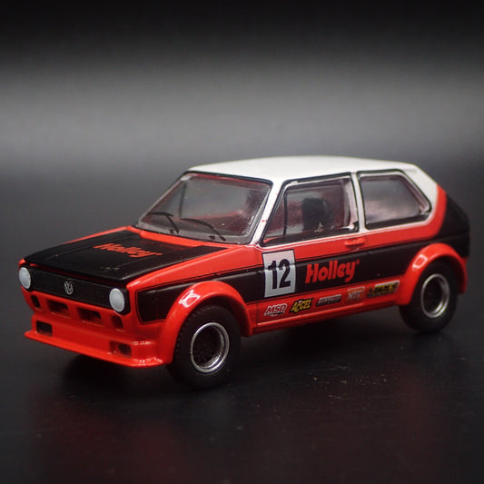 1976 76 VW VOLKSWAGEN RABBIT MK1 HOLLEY 1:64 SCALE DIORAMA DIECAST MODEL CAR