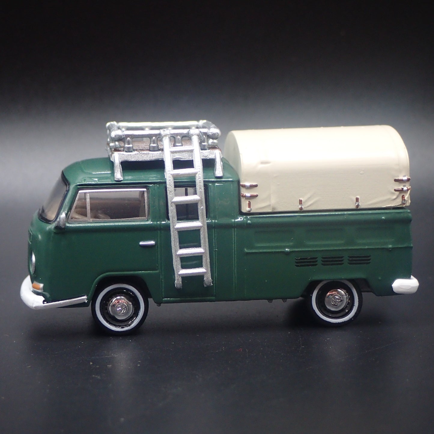 1967-1979 VW VOLKSWAGEN TYPE 2 DOUBLE CAB PICKUP 1/64 SCALE DIECAST MODEL CAR