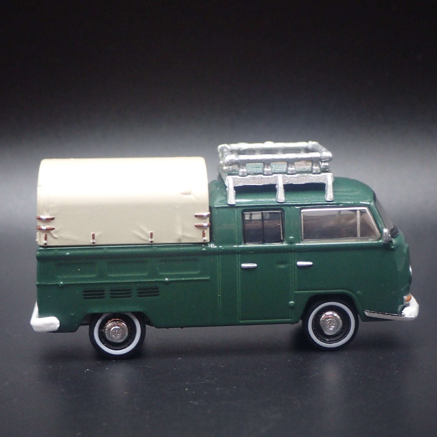1967-1979 VW VOLKSWAGEN TYPE 2 DOUBLE CAB PICKUP 1/64 SCALE DIECAST MODEL CAR