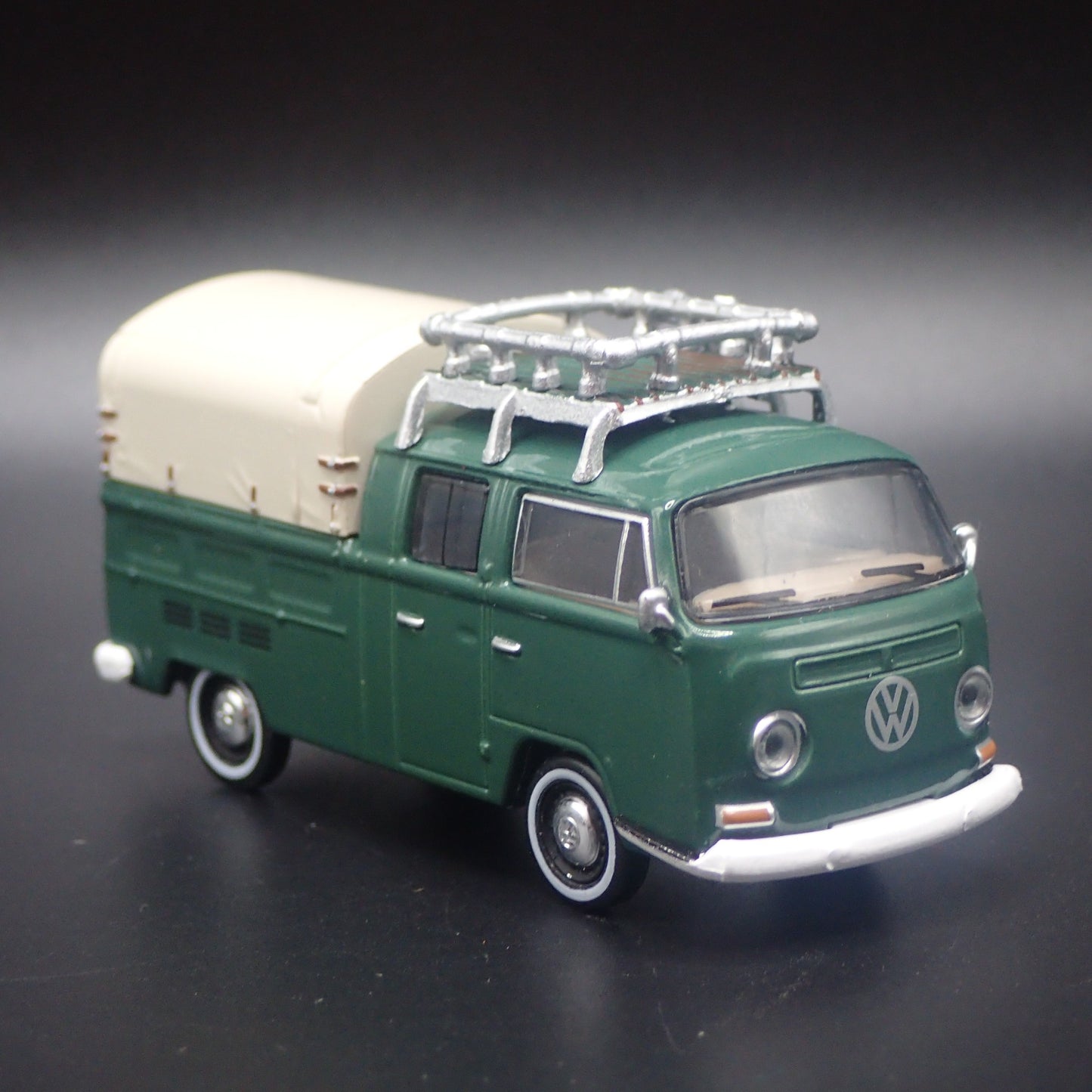 1967-1979 VW VOLKSWAGEN TYPE 2 DOUBLE CAB PICKUP 1/64 SCALE DIECAST MODEL CAR