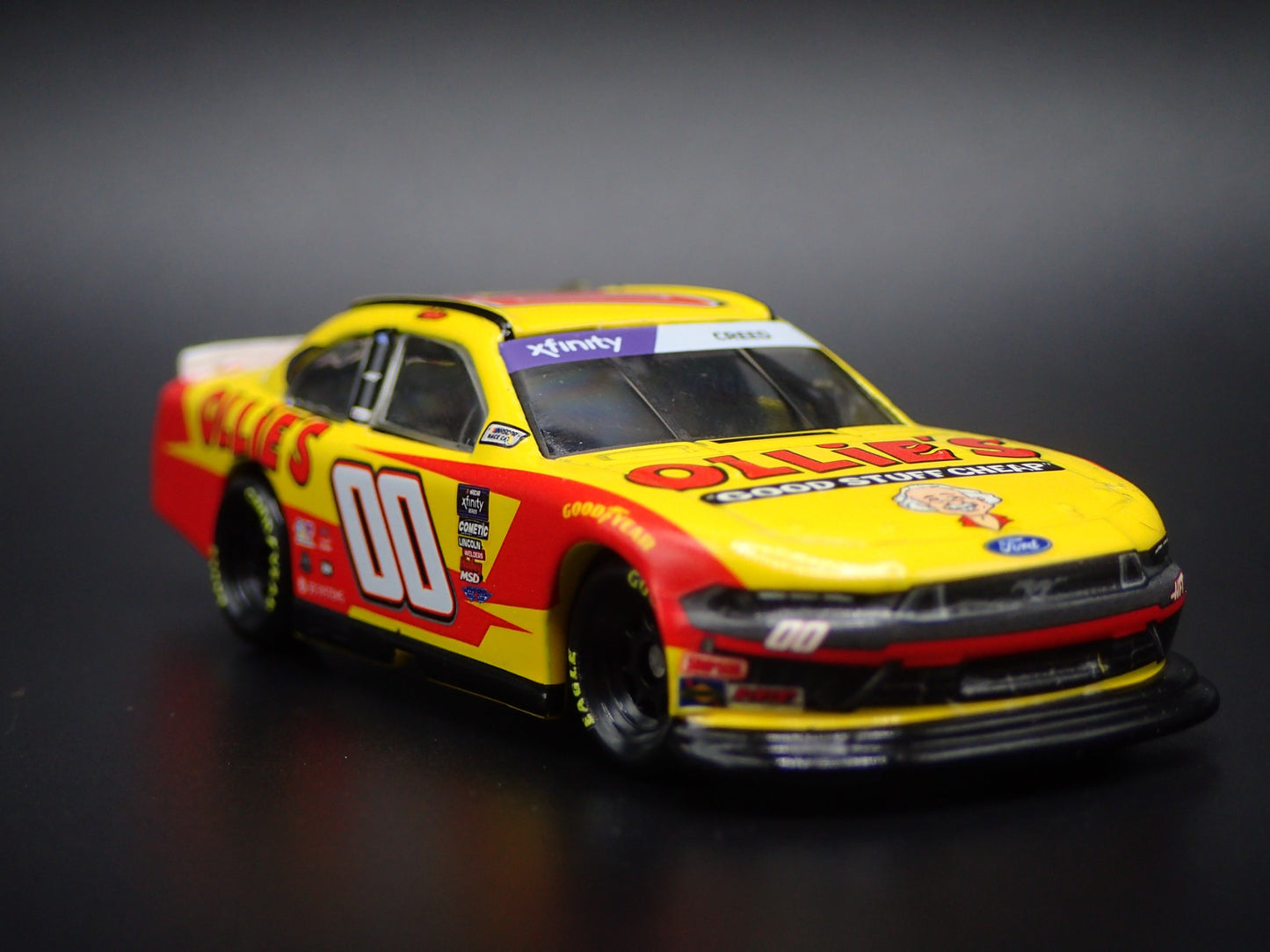 2025 FORD XF MUSTANG 00 SHELDON CREED OLLIES BARGIN NASCAR 1:64 SCALE MODEL CAR