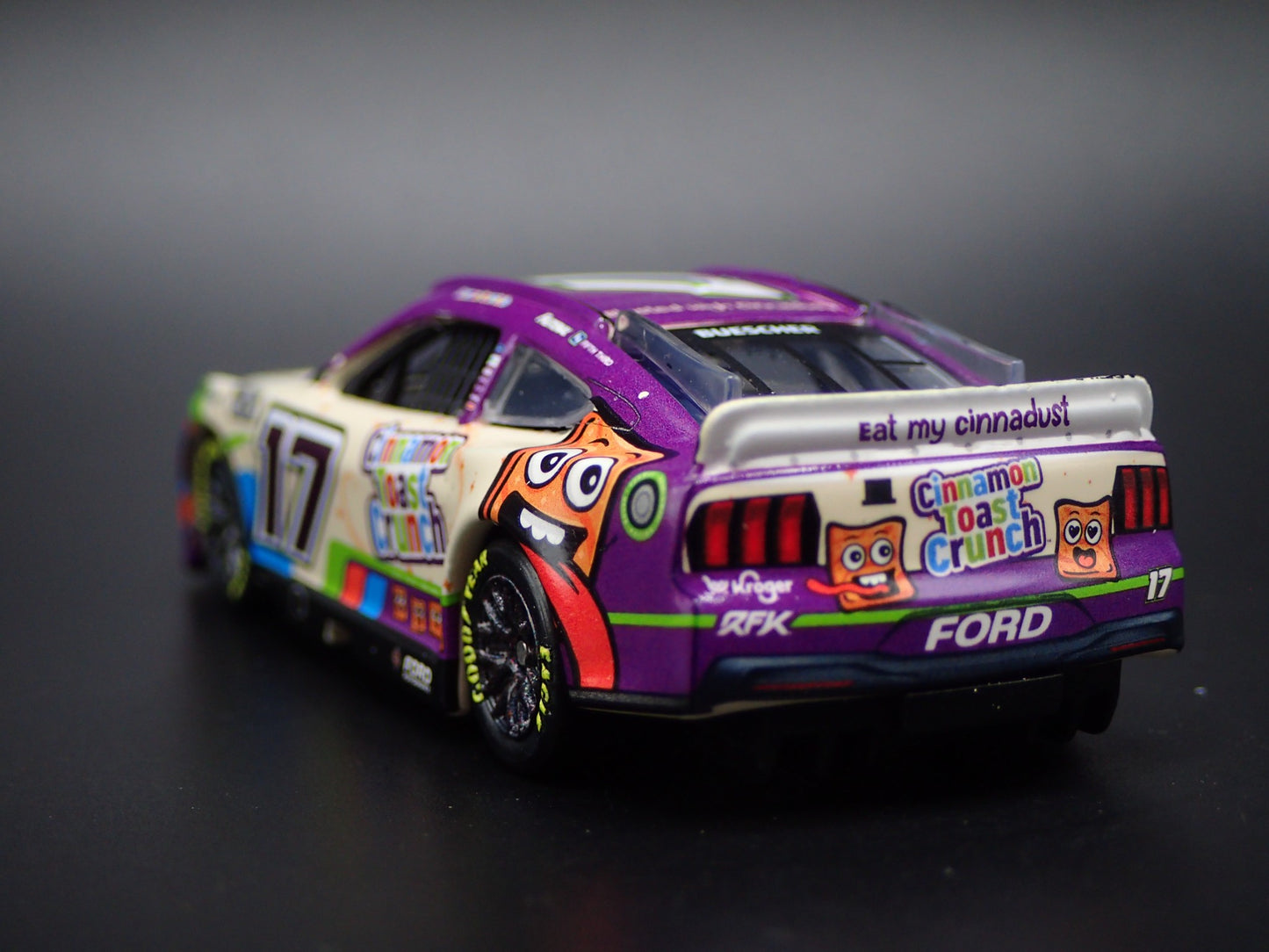 2025 FORD MUSTANG 17 CHRIS BUESCHER CINNAMON TOAST NASCAR 1:64 SCALE DIECAST CAR