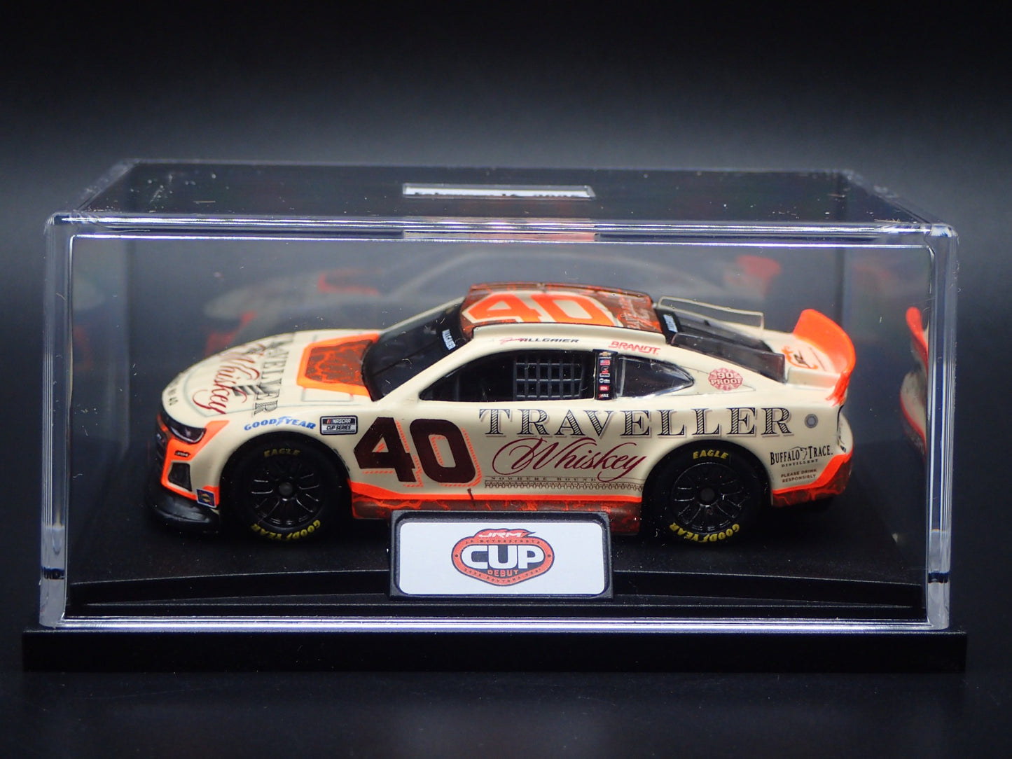2025 CHEVY 40 JUSTIN ALLGAIER TRAVELLER WHISKEY NASCAR 1:64 SCALE DIECAST CAR