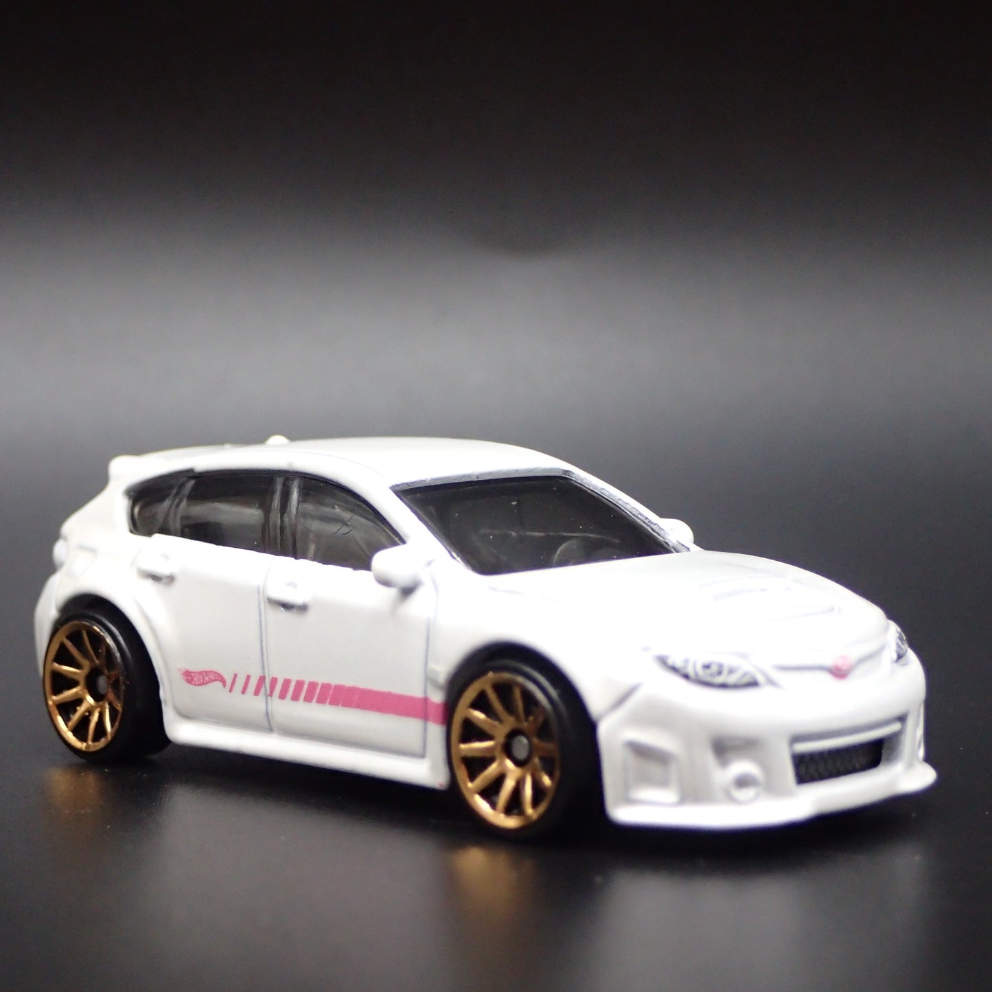2007-2014 SUBARU WRX STI WHITE 1:64 SCALE COLLECTIBLE DIORAMA DIECAST MODEL CAR