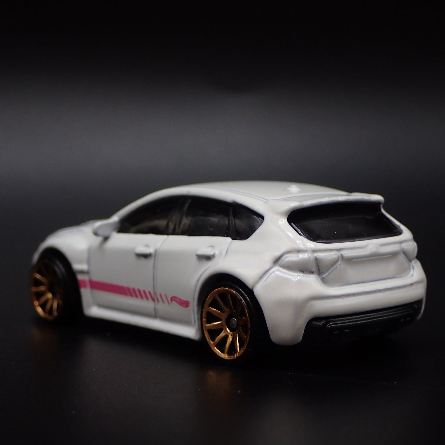 2007-2014 SUBARU WRX STI WHITE 1:64 SCALE COLLECTIBLE DIORAMA DIECAST MODEL CAR