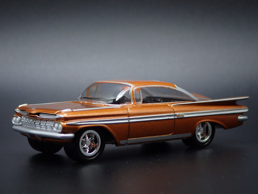 1959 59 CHEVY CHEVROLET IMPALA BRONZE 1:64 SCALE COLLECTIBLE DIECAST MODEL CAR
