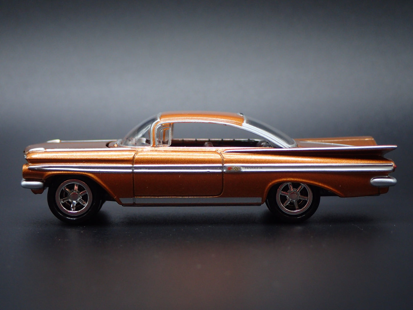 1959 59 CHEVY CHEVROLET IMPALA BRONZE 1:64 SCALE COLLECTIBLE DIECAST MODEL CAR