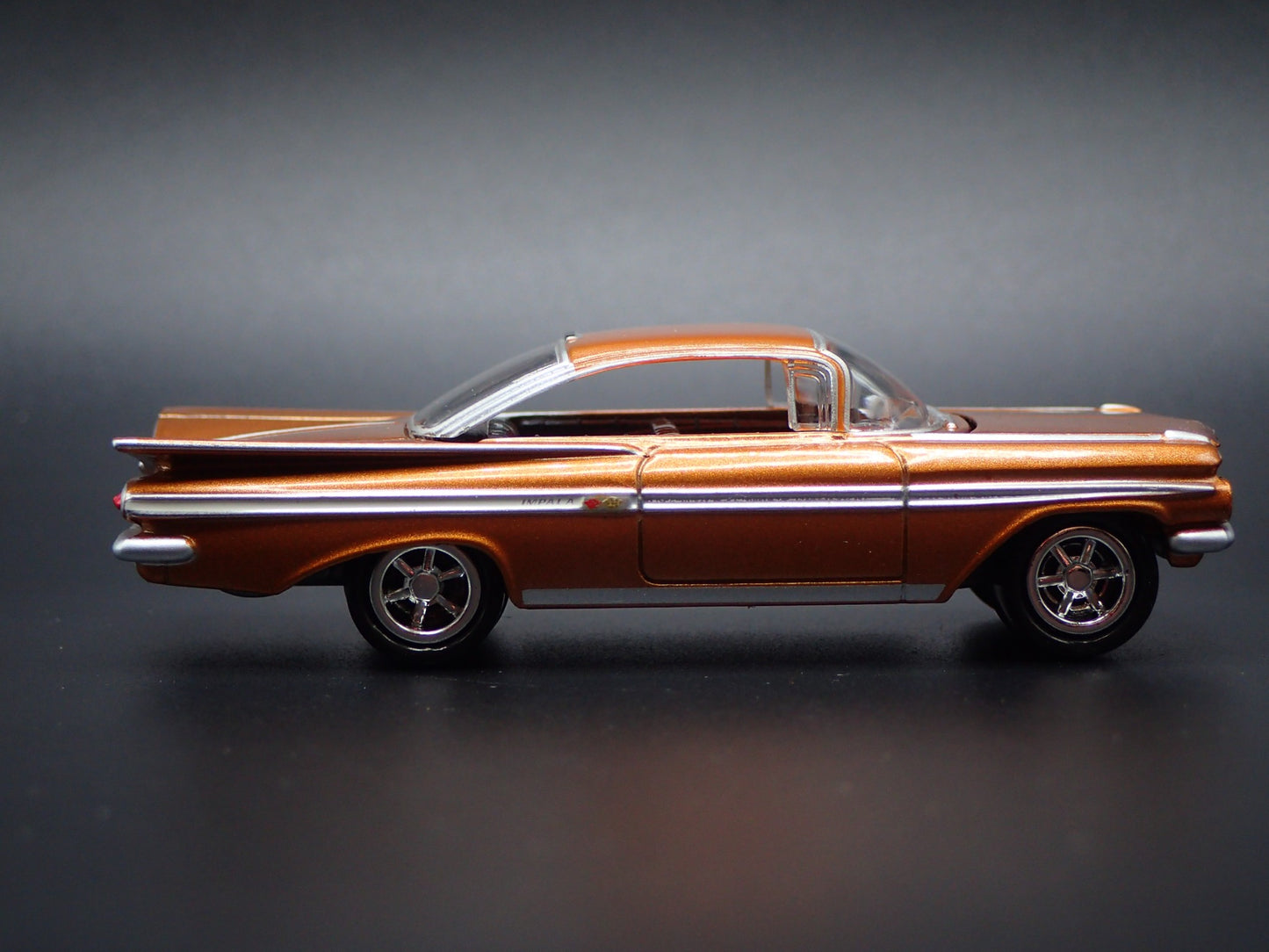 1959 59 CHEVY CHEVROLET IMPALA BRONZE 1:64 SCALE COLLECTIBLE DIECAST MODEL CAR