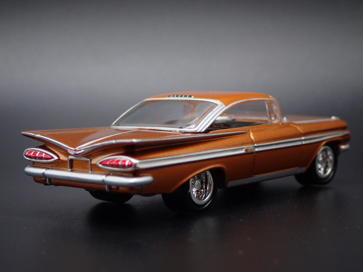 1959 59 CHEVY CHEVROLET IMPALA BRONZE 1:64 SCALE COLLECTIBLE DIECAST MODEL CAR