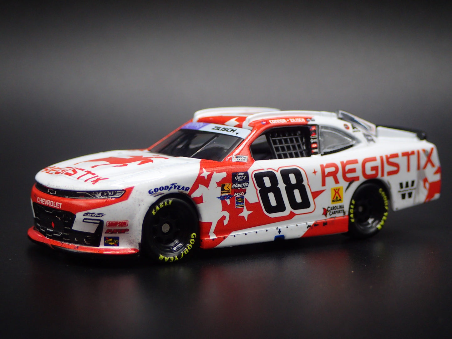 2025 25 CHEVROLET 88 CONNOR ZILISCH REGISTIX NASCAR 1:64 SCALE DIECAST MODEL CAR