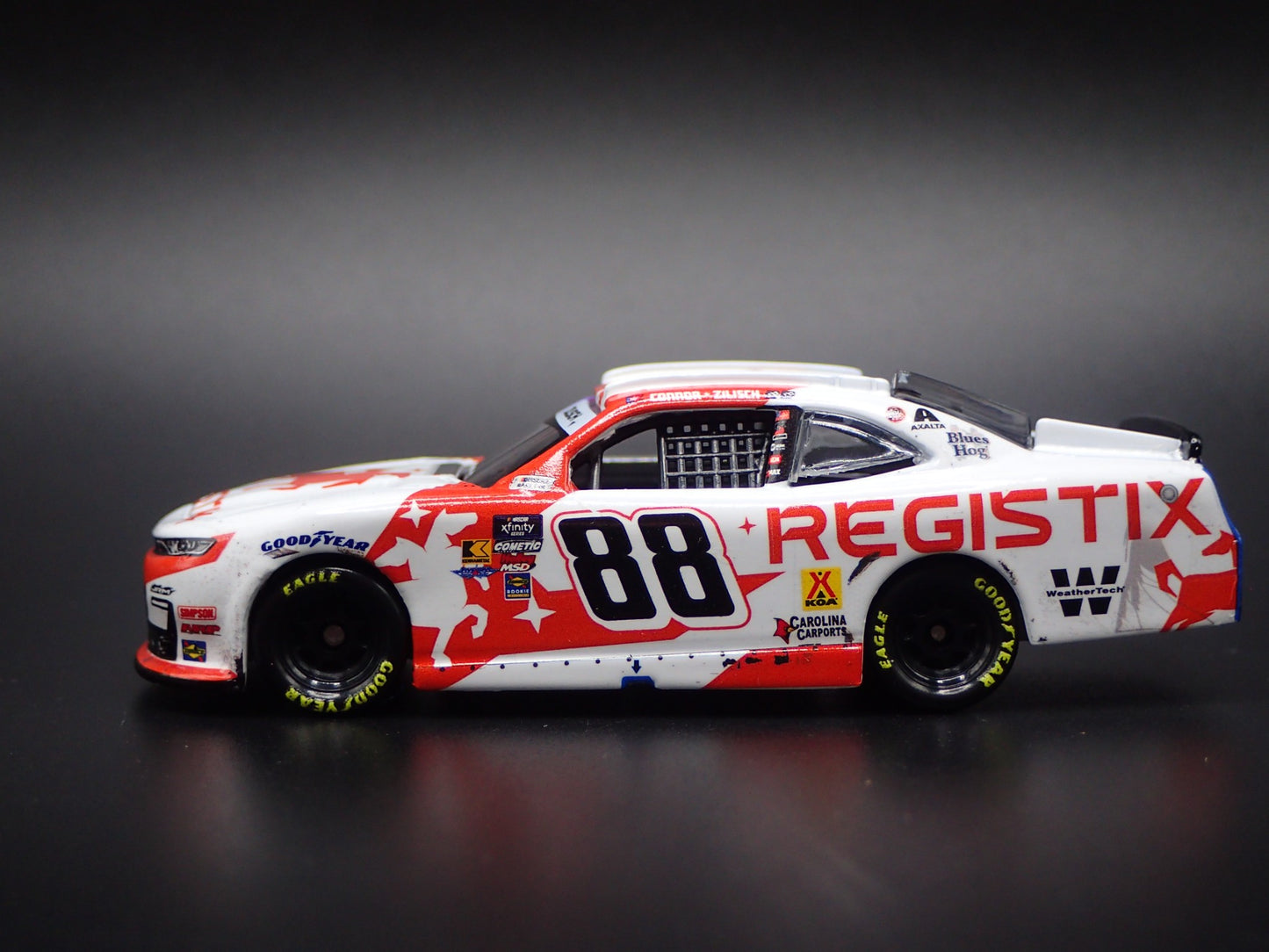2025 25 CHEVROLET 88 CONNOR ZILISCH REGISTIX NASCAR 1:64 SCALE DIECAST MODEL CAR