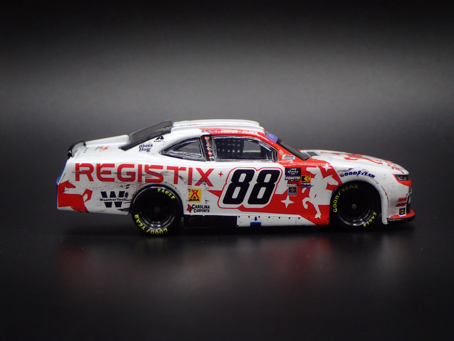 2025 25 CHEVROLET 88 CONNOR ZILISCH REGISTIX NASCAR 1:64 SCALE DIECAST MODEL CAR