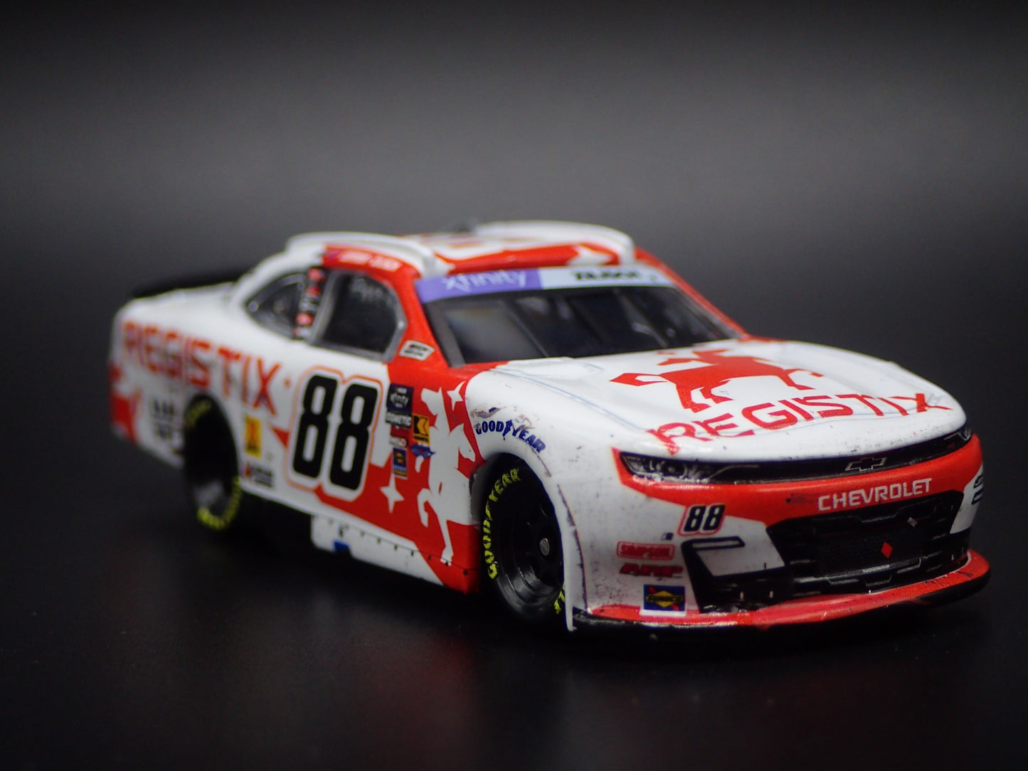 2025 25 CHEVROLET 88 CONNOR ZILISCH REGISTIX NASCAR 1:64 SCALE DIECAST MODEL CAR