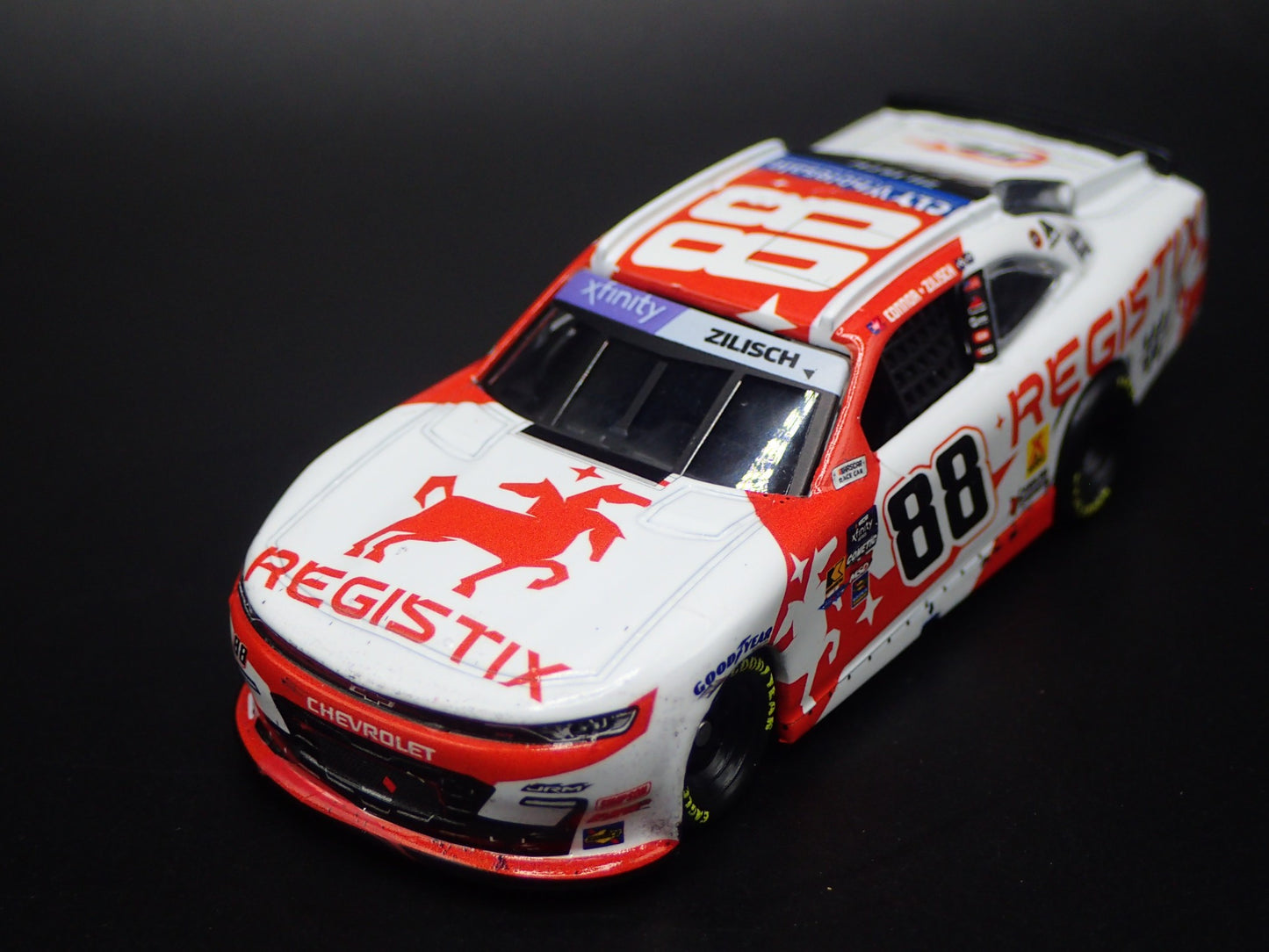 2025 25 CHEVROLET 88 CONNOR ZILISCH REGISTIX NASCAR 1:64 SCALE DIECAST MODEL CAR