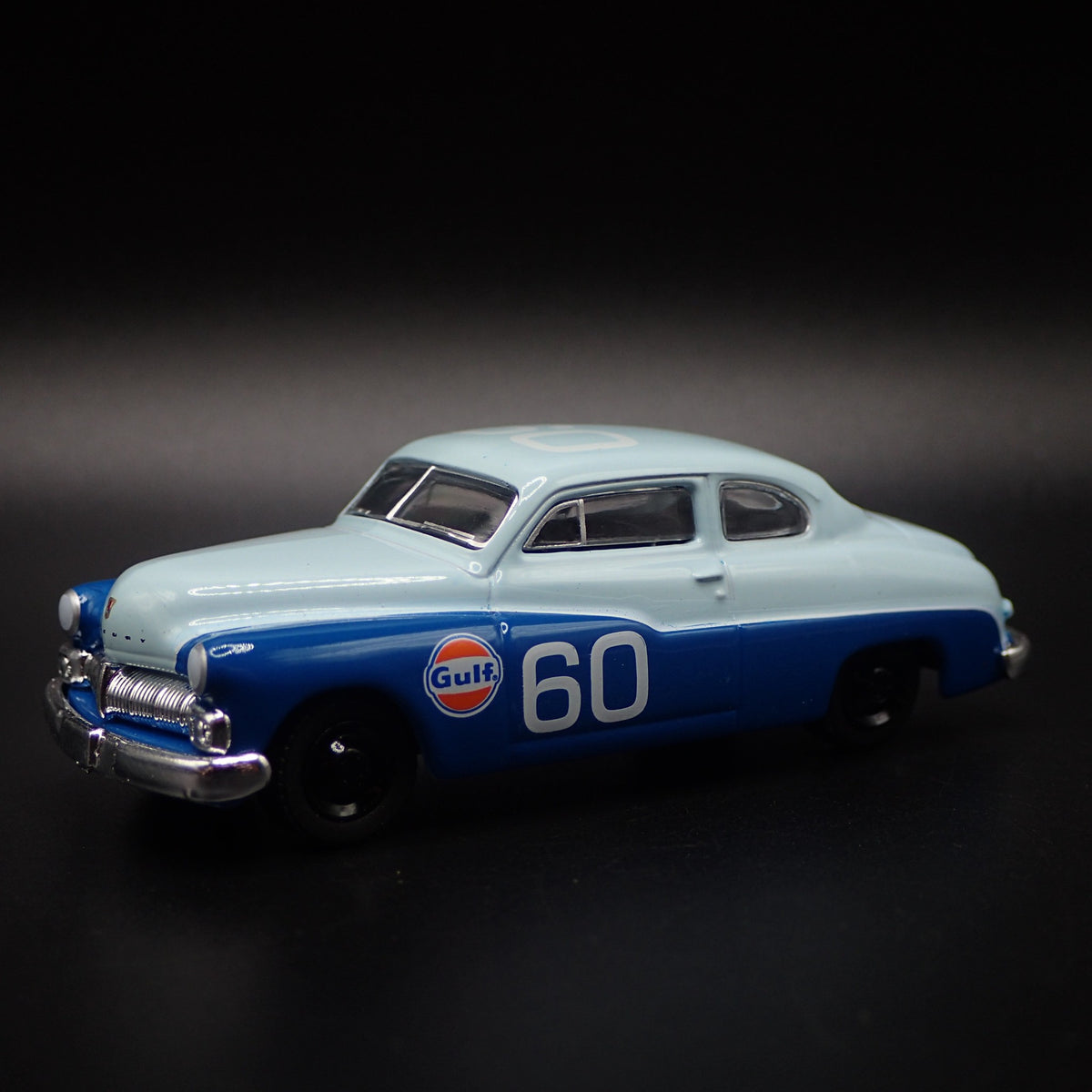 1950 50 MERC MERCURY EIGHT COUPE GULF 1:64 SCALE COLLECTIBLE DIECAST MODEL CAR-Burning Rubber Toy Company