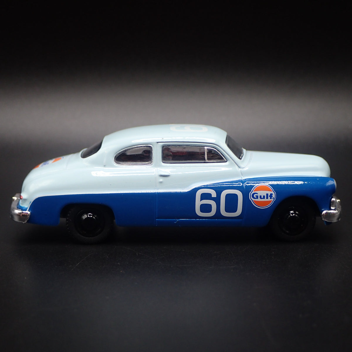 1950 50 MERC MERCURY EIGHT COUPE GULF 1:64 SCALE COLLECTIBLE DIECAST MODEL CAR-Burning Rubber Toy Company