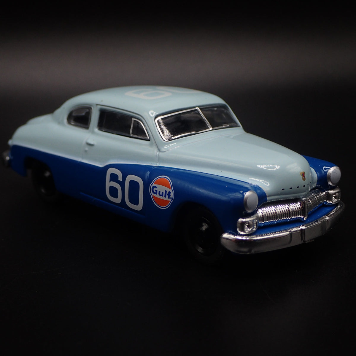 1950 50 MERC MERCURY EIGHT COUPE GULF 1:64 SCALE COLLECTIBLE DIECAST MODEL CAR-Burning Rubber Toy Company