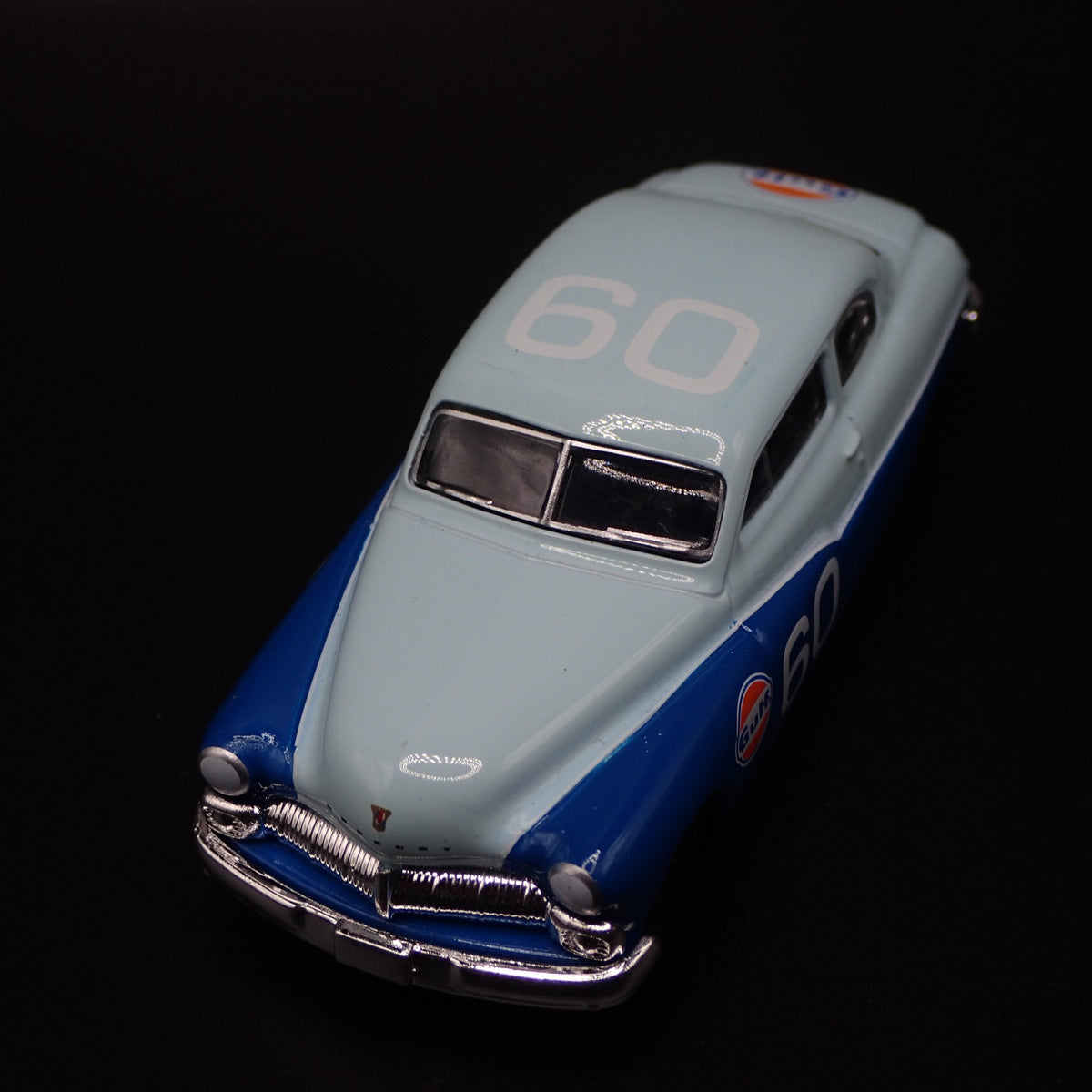1950 50 MERC MERCURY EIGHT COUPE GULF 1:64 SCALE COLLECTIBLE DIECAST MODEL CAR-Burning Rubber Toy Company