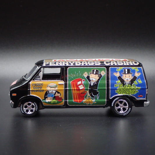 1971-1978 DODGE STREET VAN MONOPOLY  1/64 SCALE COLLECTIBLE DIECAST MODEL CAR