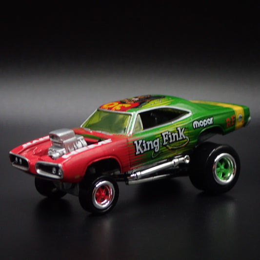 1970 70 DODGE SUPER BEE ZINGER RAT FINK 1:64 SCALE DIORAMA DIECAST MODEL CAR