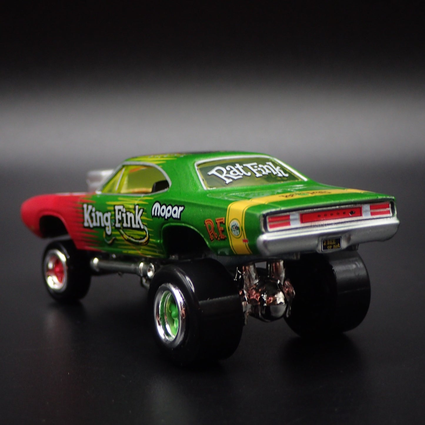 1970 70 DODGE SUPER BEE ZINGER RAT FINK 1:64 SCALE DIORAMA DIECAST MODEL CAR