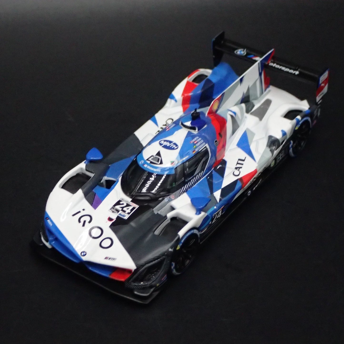 BMW M HYBRID V8 GTP #24 2023 IMSA DAYTONA 24 HRS 1:64 SCALE DIECAST MODEL CAR
