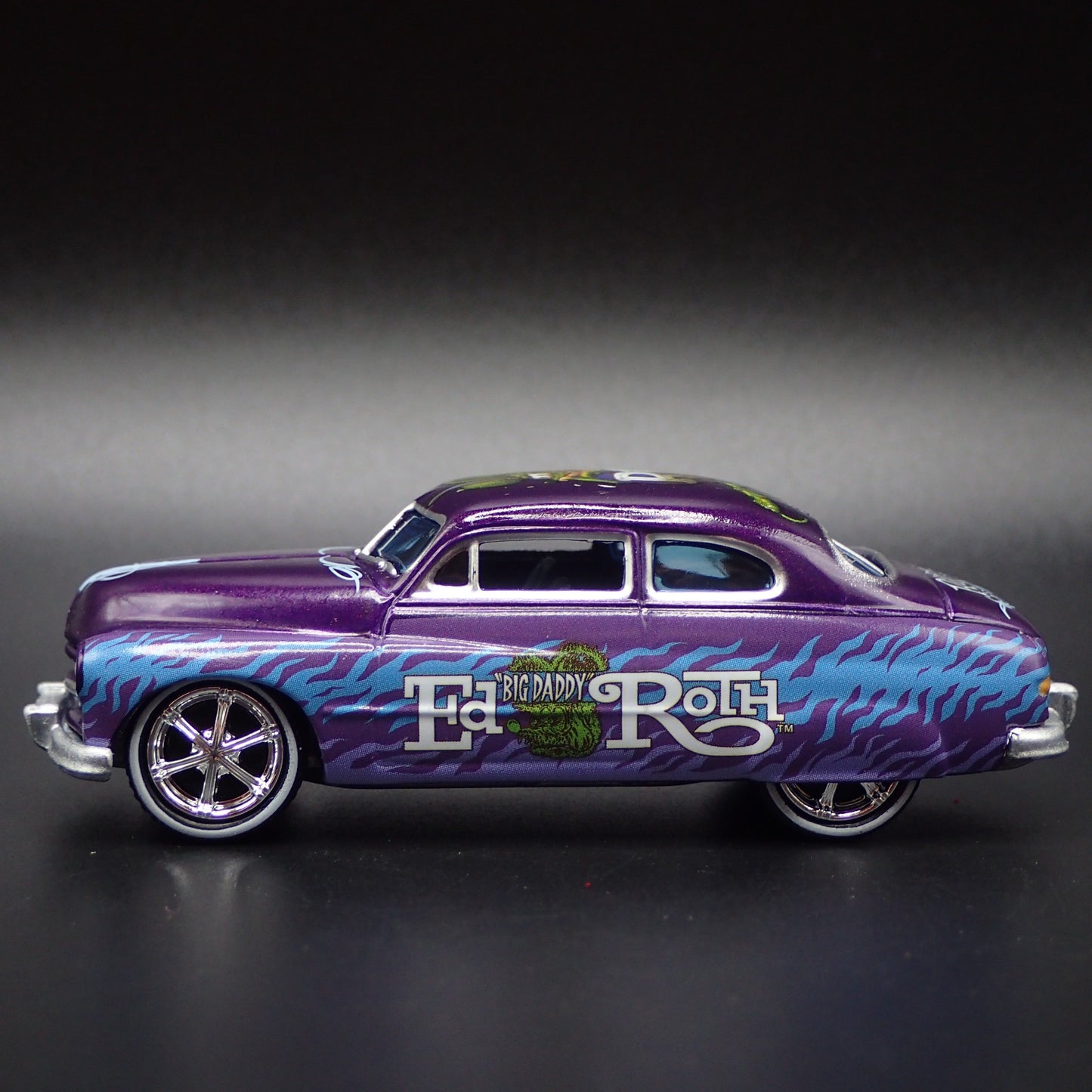 1949 49 MERCURY MERC COUPE RAT FINK ED ROTH 1:64 SCALE DIORAMA DIECAST MODEL CAR