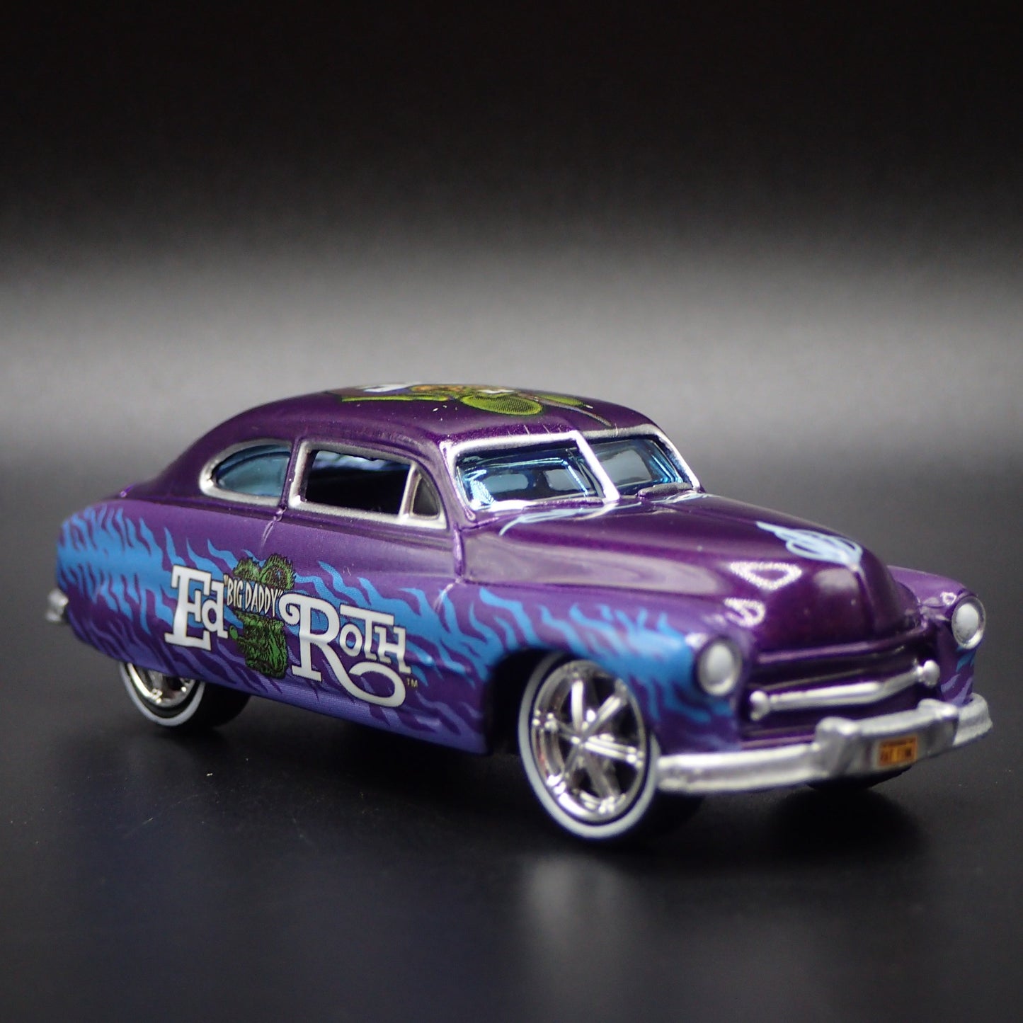 1949 49 MERCURY MERC COUPE RAT FINK ED ROTH 1:64 SCALE DIORAMA DIECAST MODEL CAR
