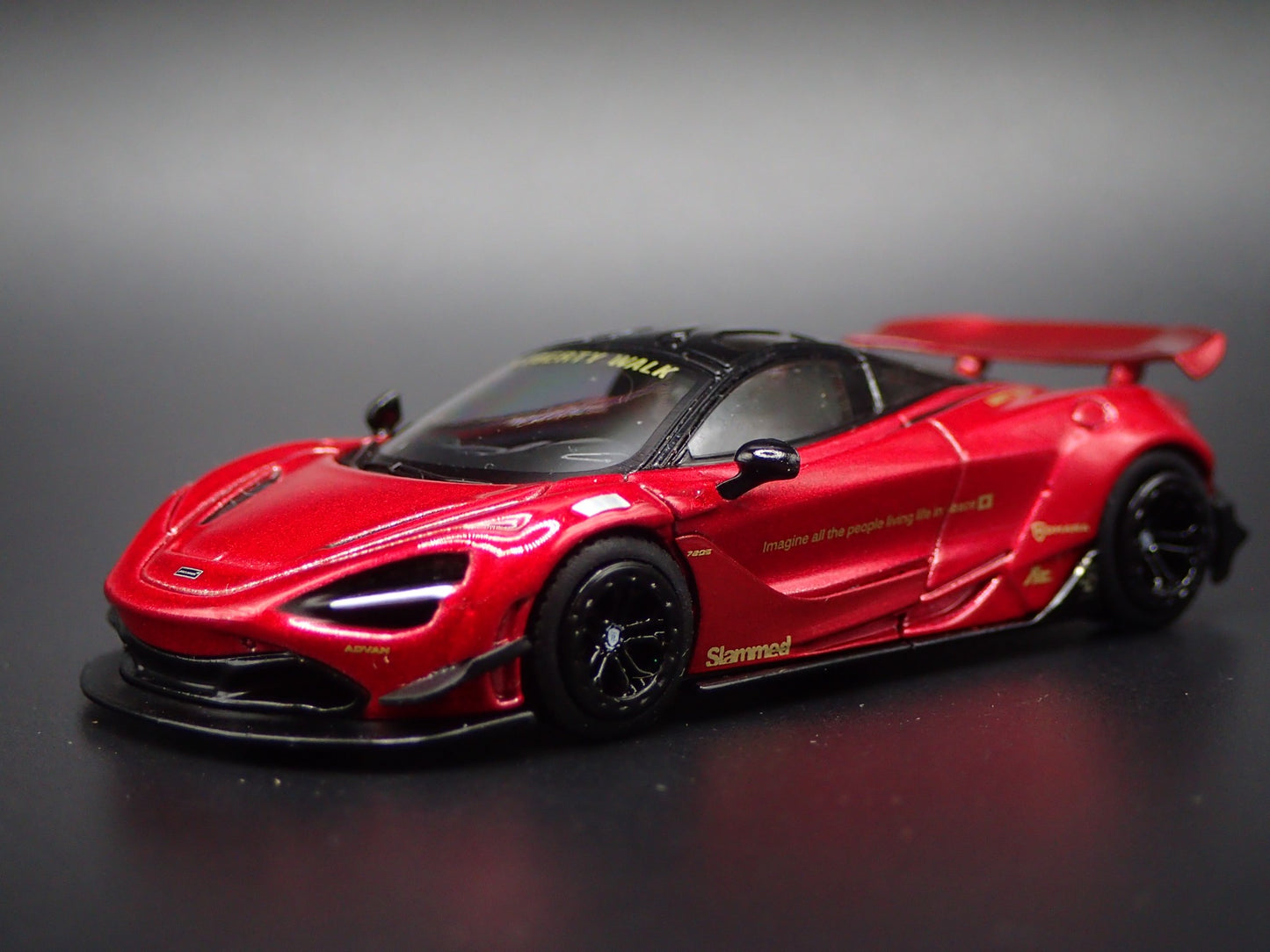 2017-2023 MCLAREN 720S SUPER CAR LB WORKS RED 1:64 SCALE DIECAST MODEL CAR