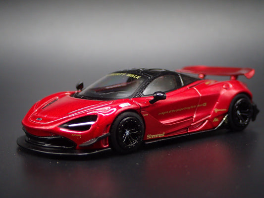 2017-2023 MCLAREN 720S SUPER CAR LB WORKS RED 1:64 SCALE DIECAST MODEL CAR