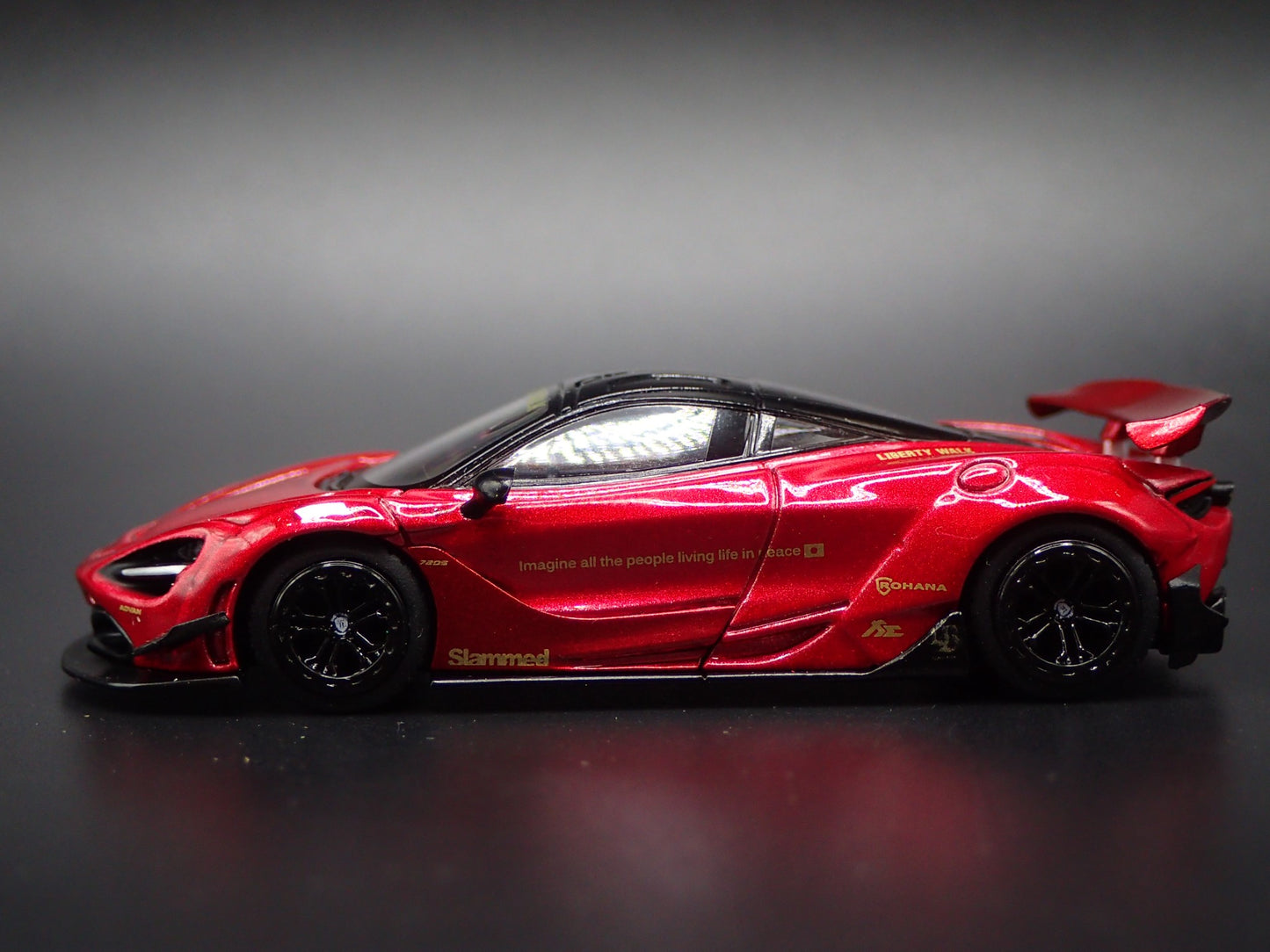 2017-2023 MCLAREN 720S SUPER CAR LB WORKS RED 1:64 SCALE DIECAST MODEL CAR