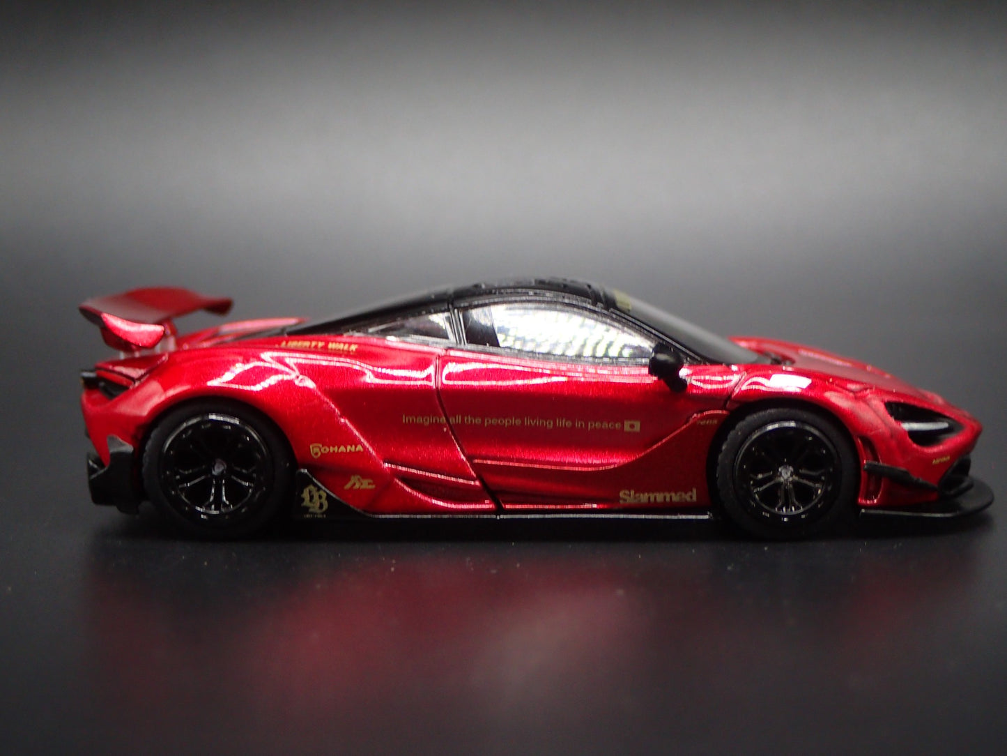 2017-2023 MCLAREN 720S SUPER CAR LB WORKS RED 1:64 SCALE DIECAST MODEL CAR