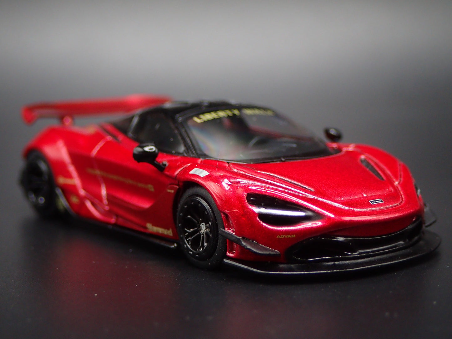 2017-2023 MCLAREN 720S SUPER CAR LB WORKS RED 1:64 SCALE DIECAST MODEL CAR