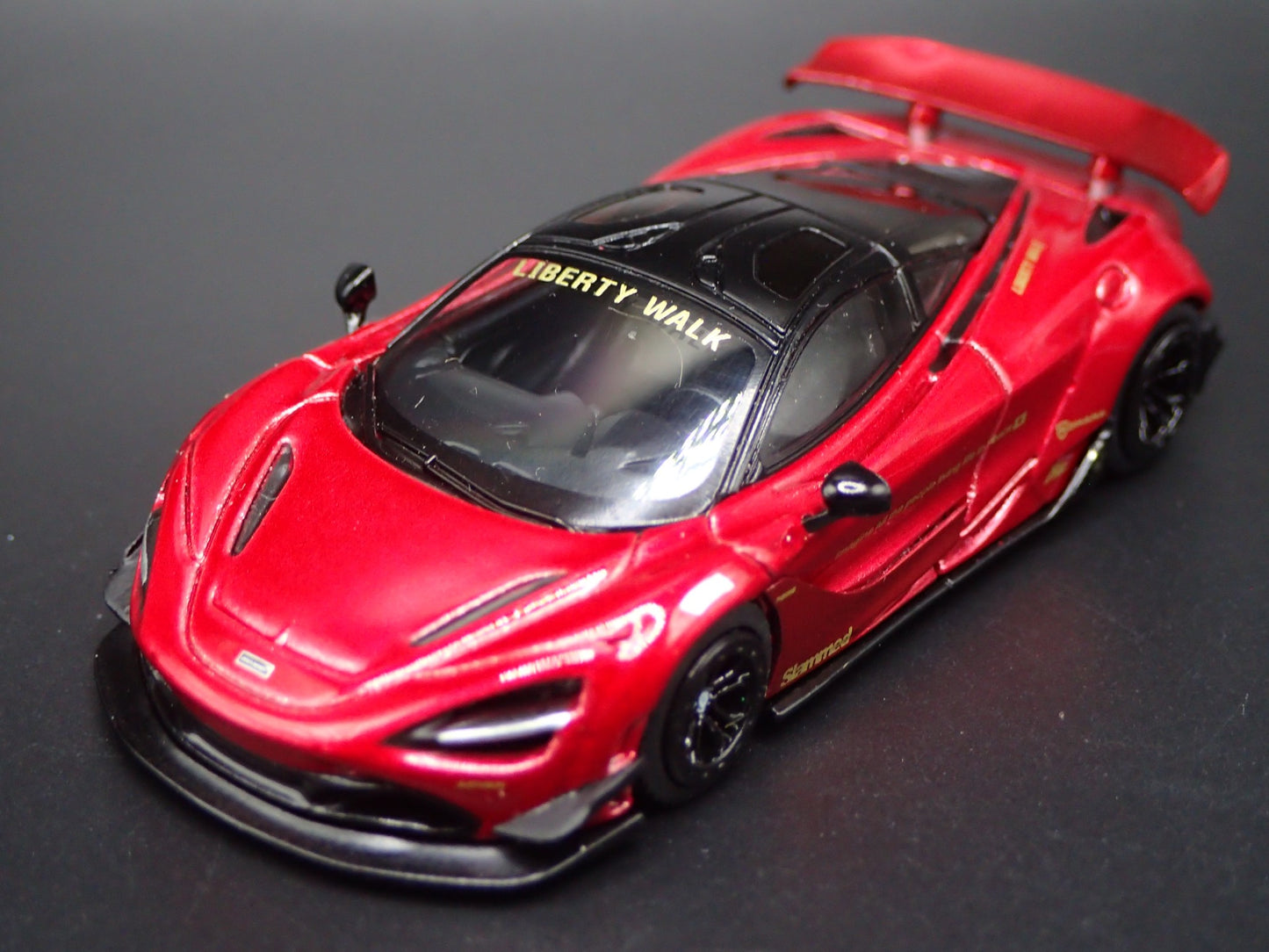 2017-2023 MCLAREN 720S SUPER CAR LB WORKS RED 1:64 SCALE DIECAST MODEL CAR