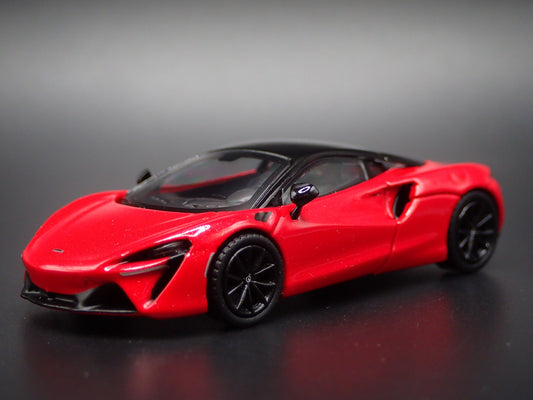 2023-2026 MCLAREN ARTURA SUPER CAR RED 1:64 SCALE DIORAMA DIECAST MODEL CAR
