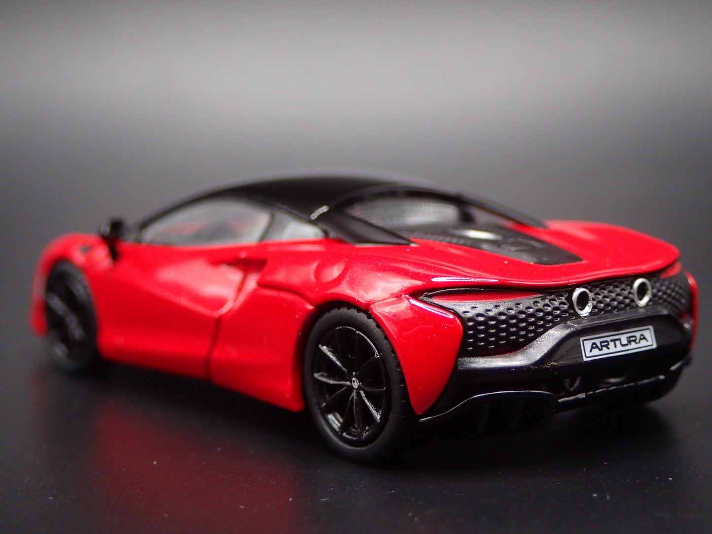 2023-2026 MCLAREN ARTURA SUPER CAR RED 1:64 SCALE DIORAMA DIECAST MODEL CAR