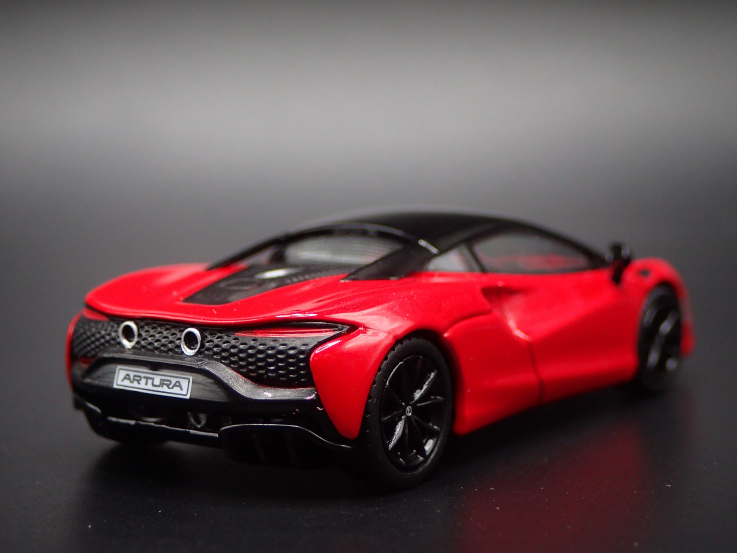 2023-2026 MCLAREN ARTURA SUPER CAR RED 1:64 SCALE DIORAMA DIECAST MODEL CAR