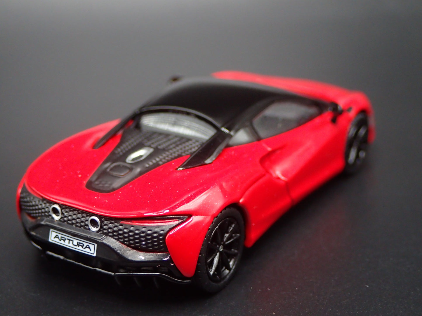 2023-2026 MCLAREN ARTURA SUPER CAR RED 1:64 SCALE DIORAMA DIECAST MODEL CAR