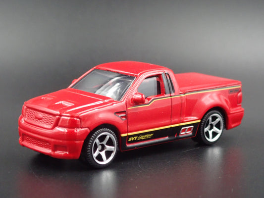 2004 04 FORD SVT F150 LIGHTNING PICKUP TRUCK RED 1:64 SCALE DIECAST MODEL CAR