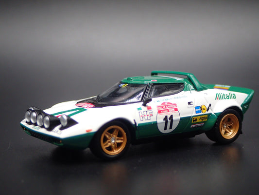 1973-1978 LANCIA STRATOS HF #11 ALITALIA RACE CAR 1:64 SCALE DIECAST MODEL CAR