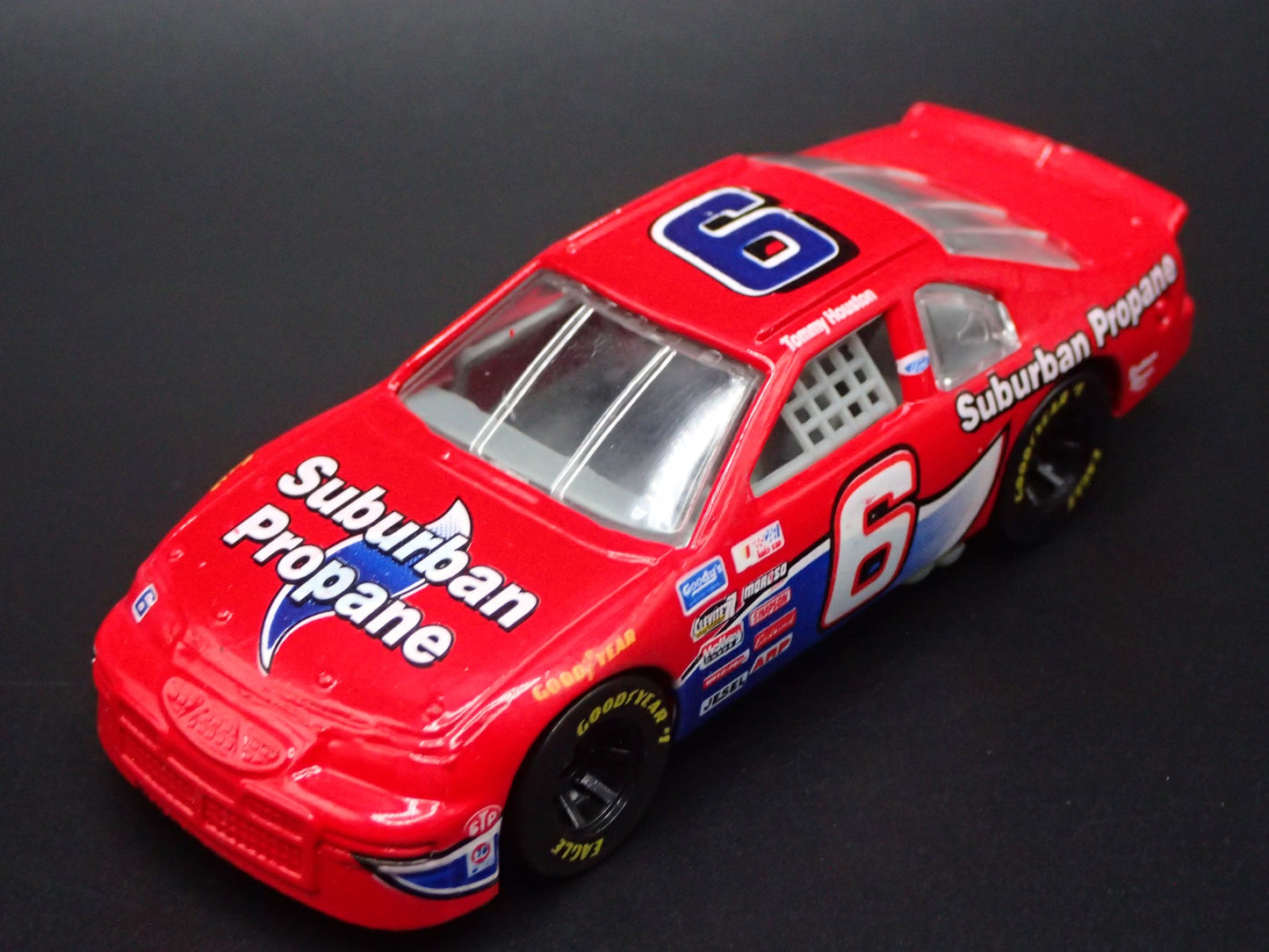 1996 96 FORD THUNDERBIRD 6 TOMMY HOUSTON NASCAR 1:64 SCALE DIECAST MODEL CAR