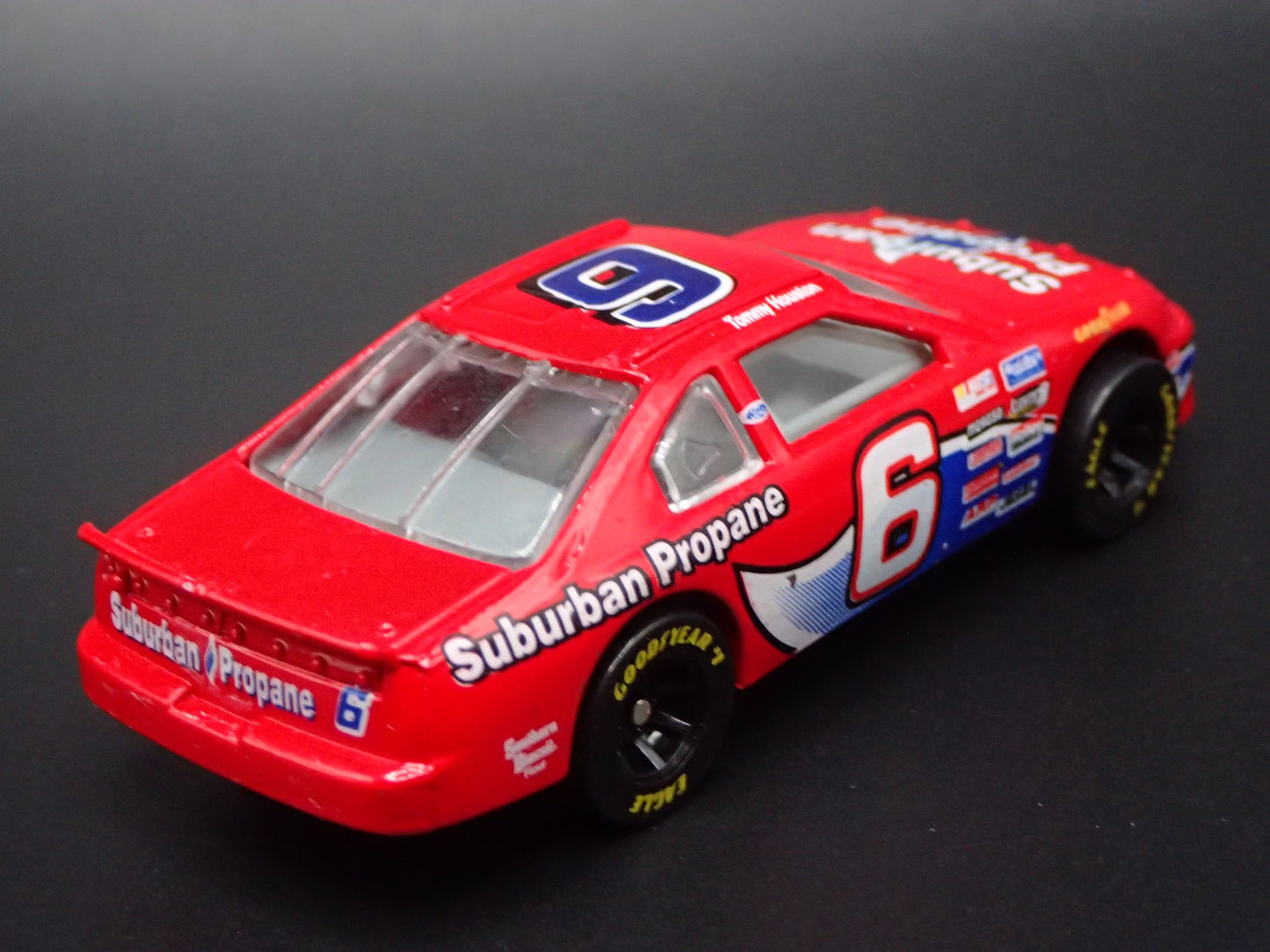 1996 96 FORD THUNDERBIRD 6 TOMMY HOUSTON NASCAR 1:64 SCALE DIECAST MODEL CAR