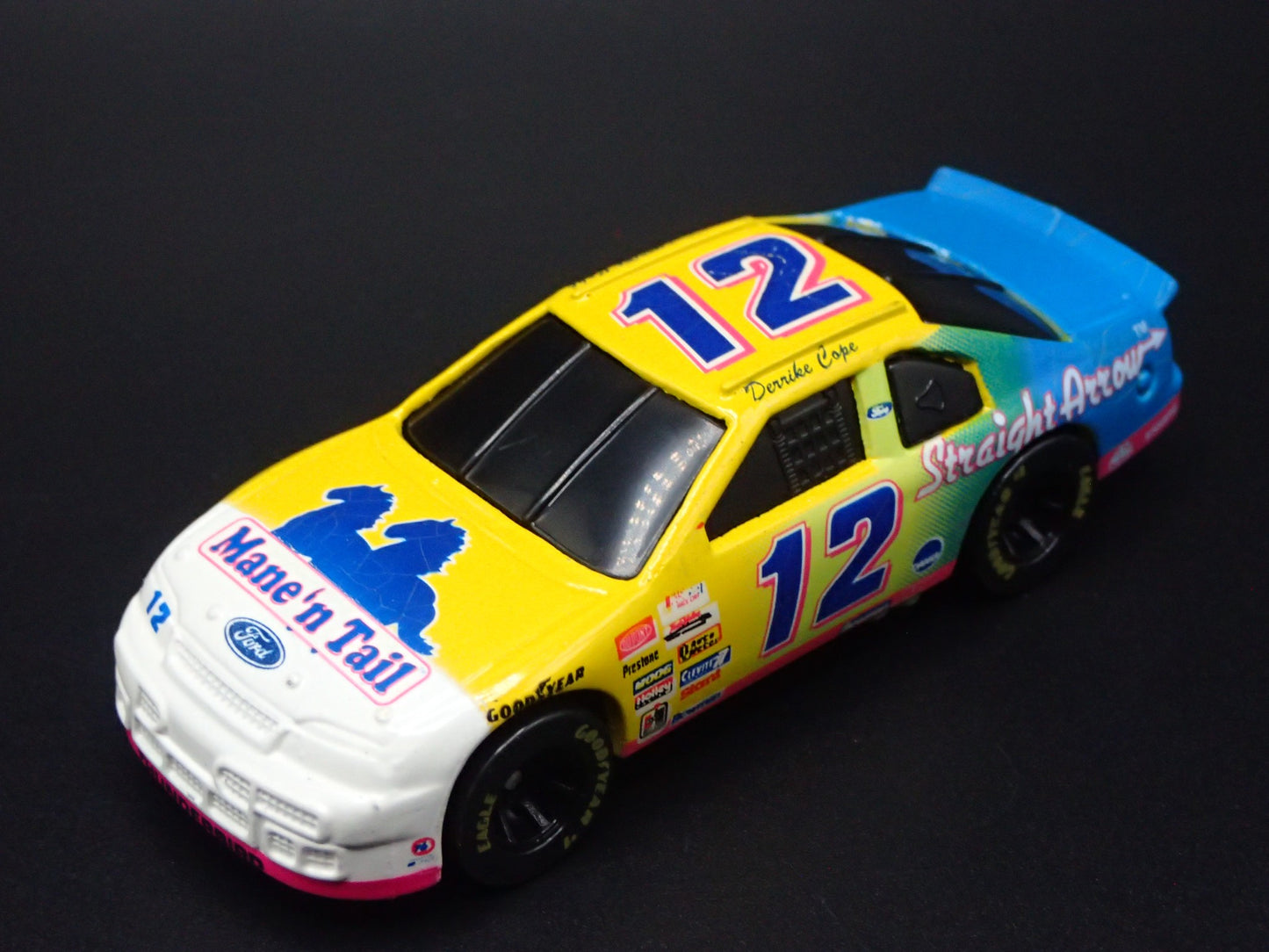 1996 96 FORD THUNDERBIRD 12 DERRIKE COPE NASCAR 1:64 SCALE DIECAST MODEL CAR