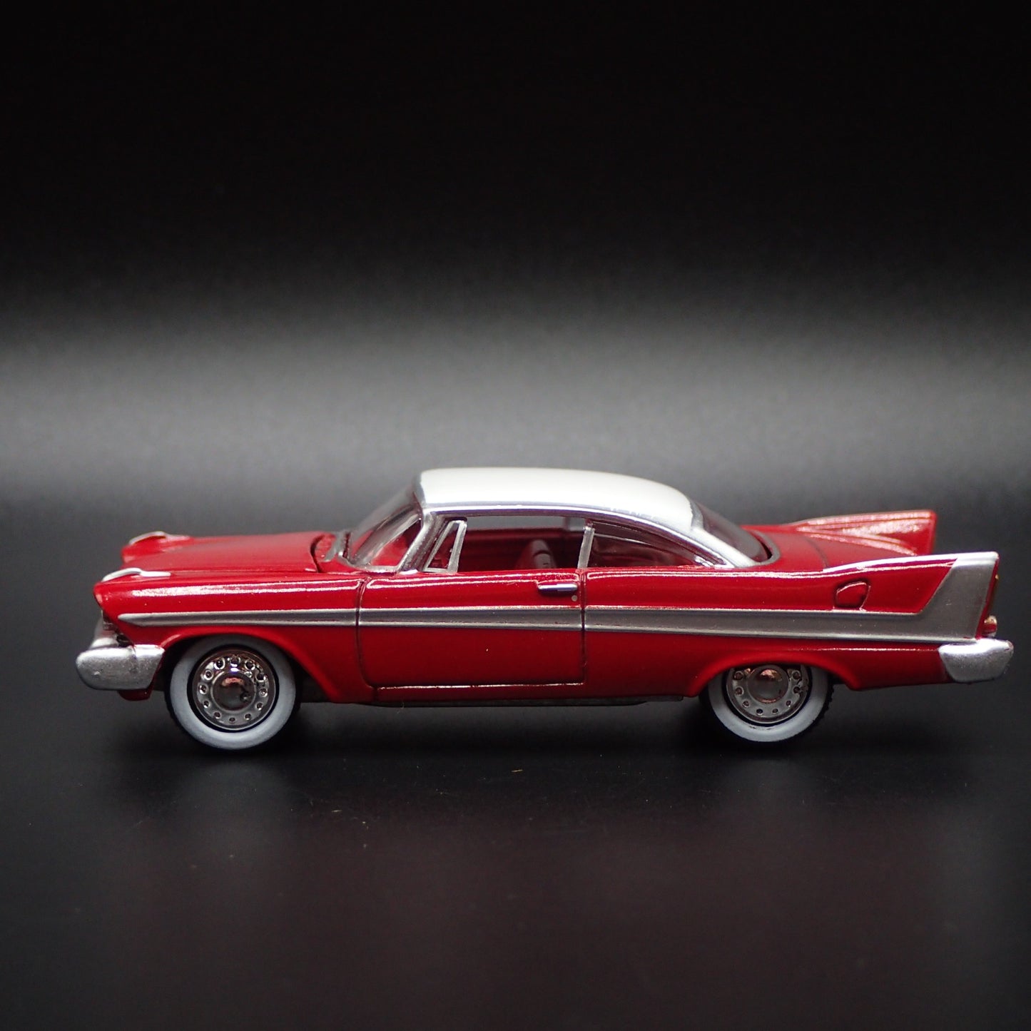 CHRISTINE 1958 58 PLYMOUTH FURY RED 1/64 SCALE COLLECTIBLE DIECAST MODEL CAR