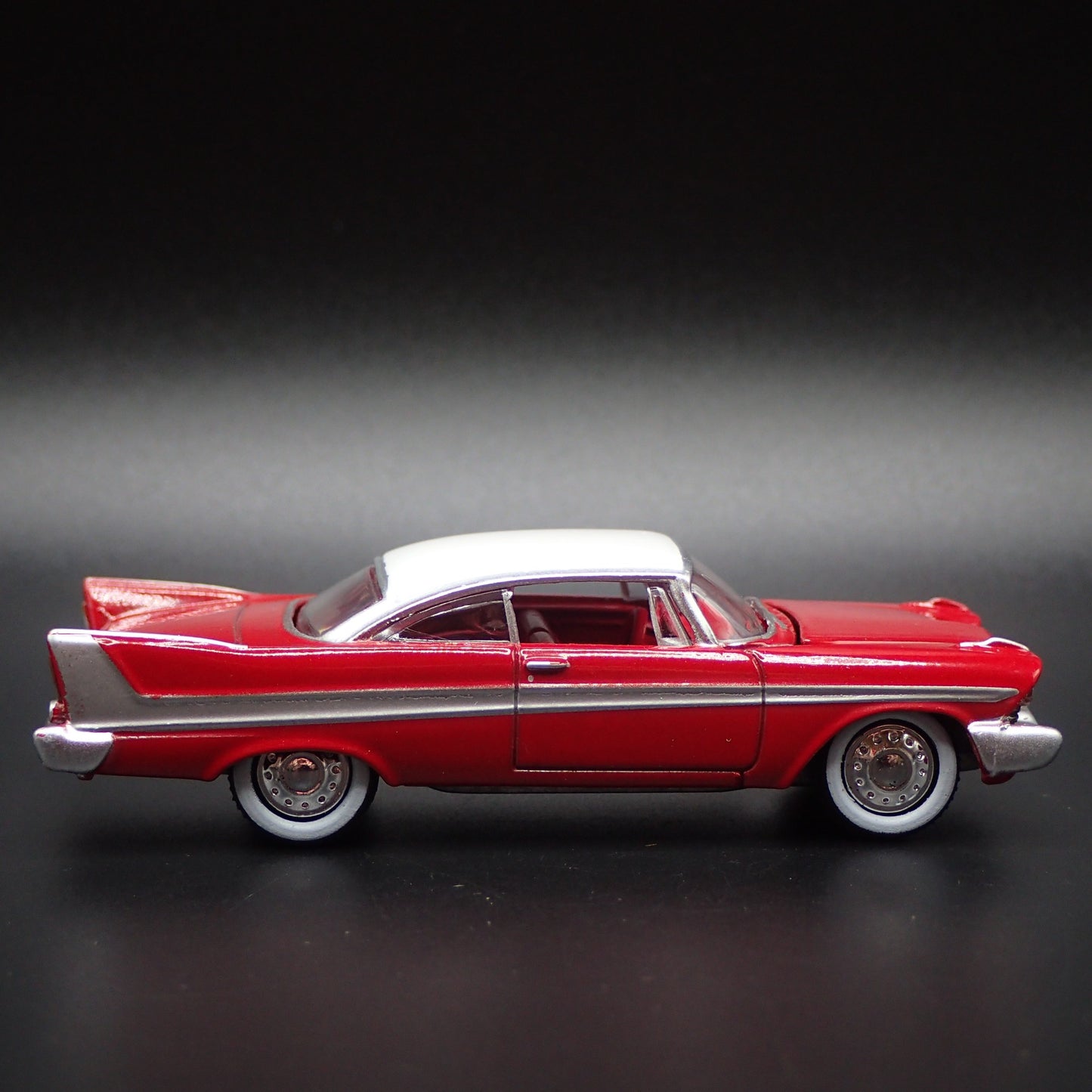 CHRISTINE 1958 58 PLYMOUTH FURY RED 1/64 SCALE COLLECTIBLE DIECAST MODEL CAR
