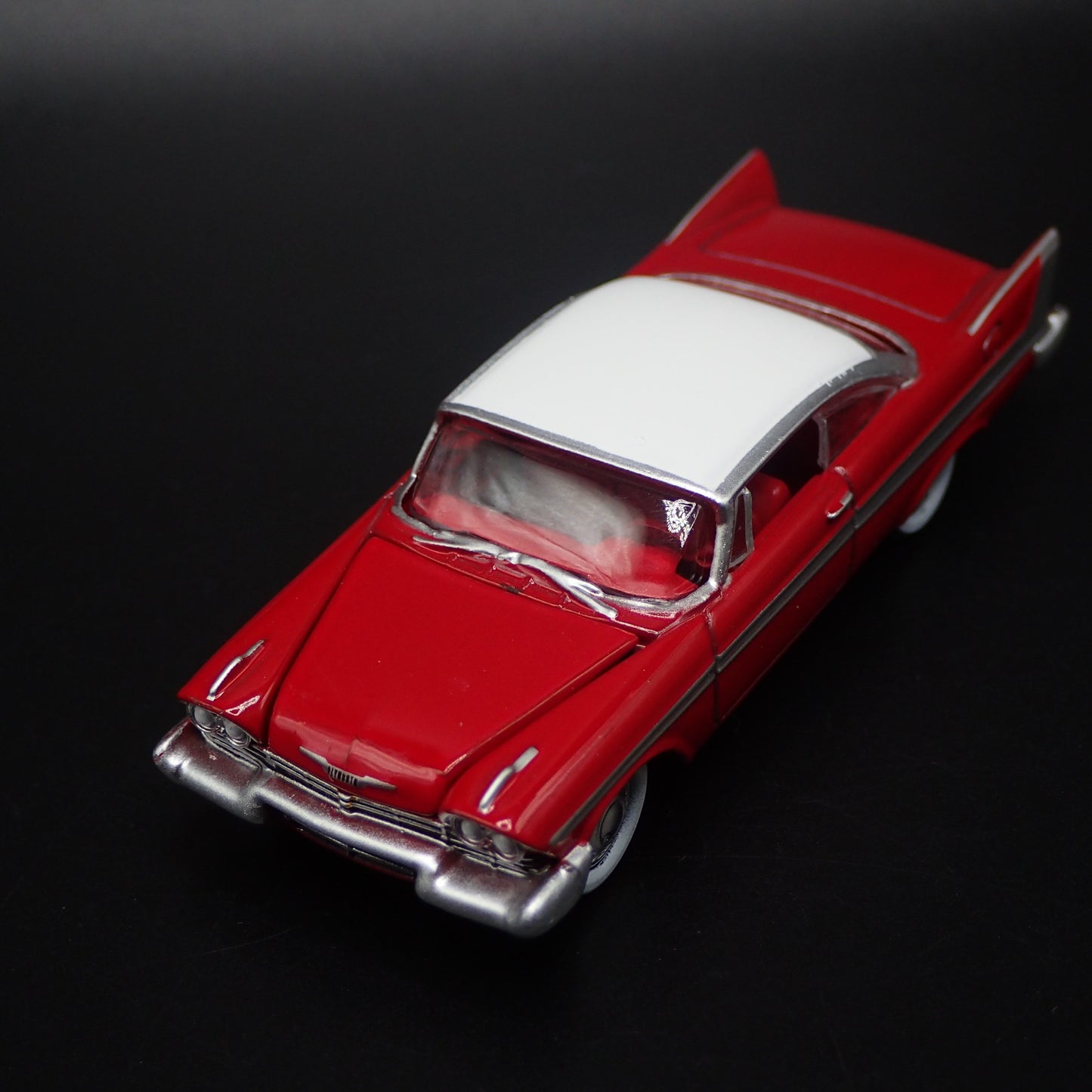 CHRISTINE 1958 58 PLYMOUTH FURY RED 1/64 SCALE COLLECTIBLE DIECAST MODEL CAR